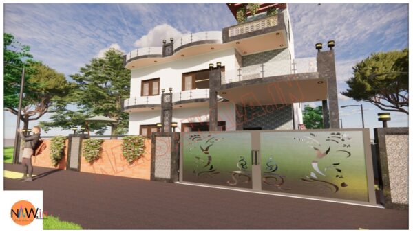 45x75 Duplex House Design